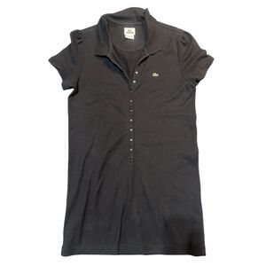 Lacoste Women's Charcoal Polo Dress
